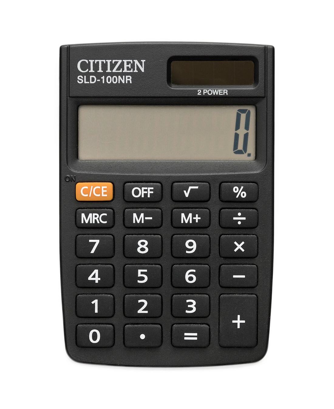 A desk calculator
