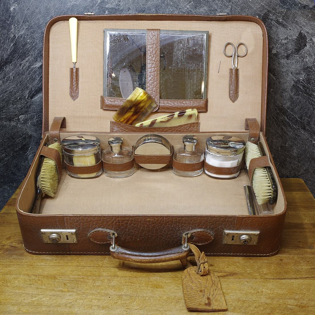 A suitcase ready for a trip